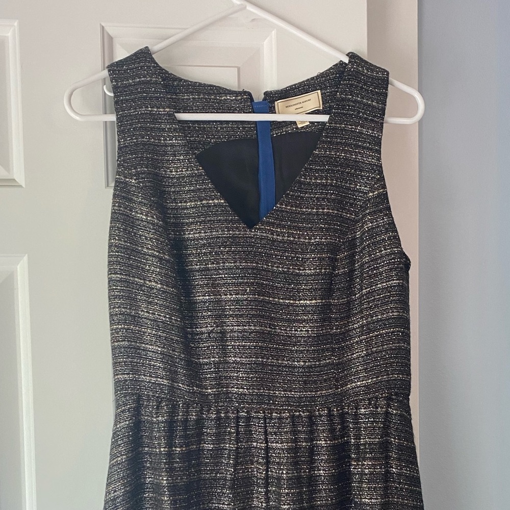 Black/silver moulinette soeurs dress